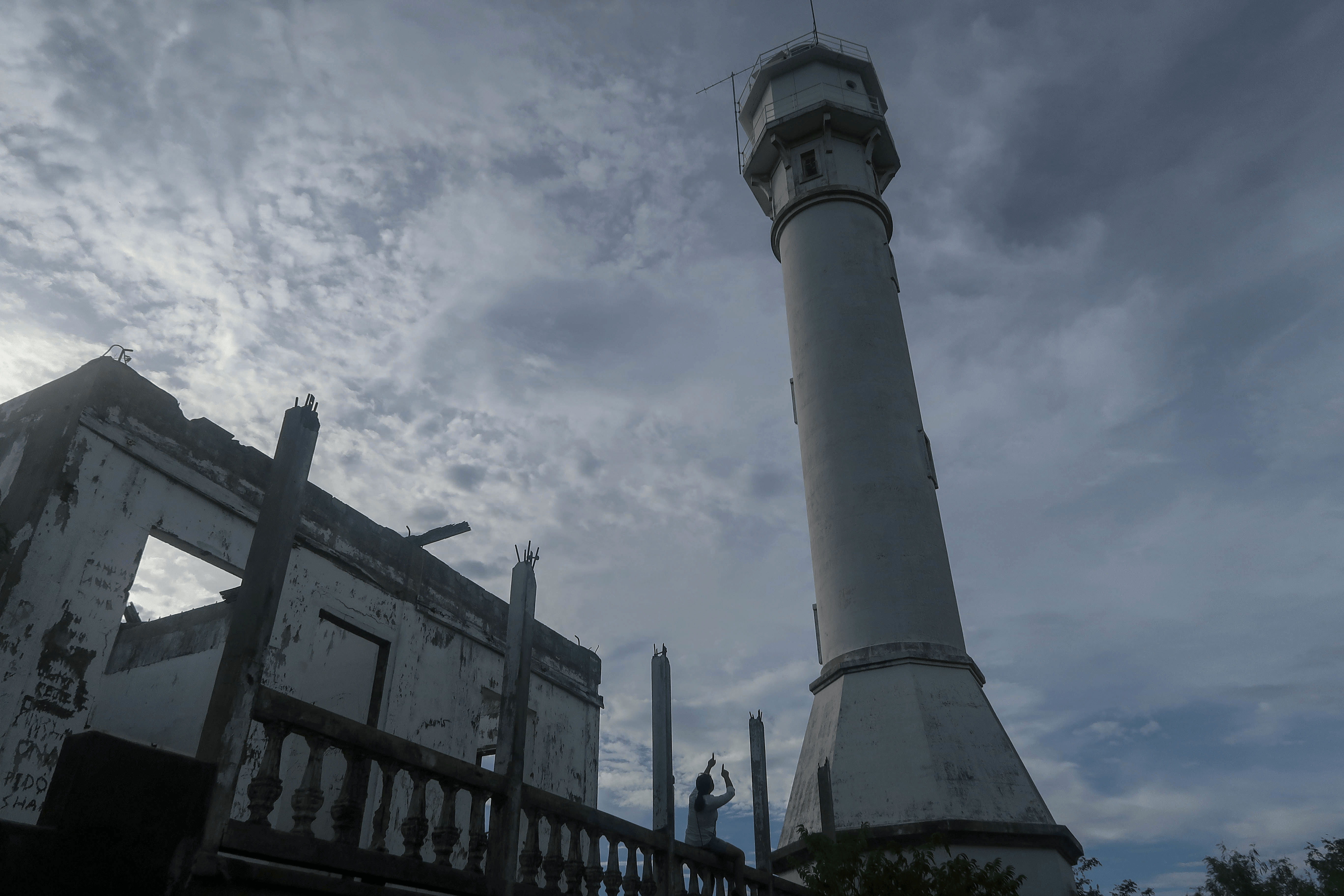 cape bolinao lighthouse in pangasinan province philippines beautiful photo